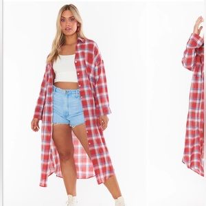 Show Me Your MuMu Leo Button Down Tunic